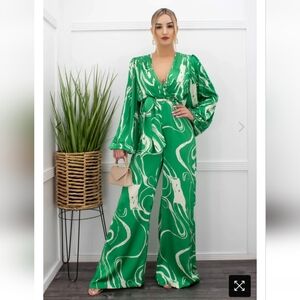 Fashionova green jumpsuit